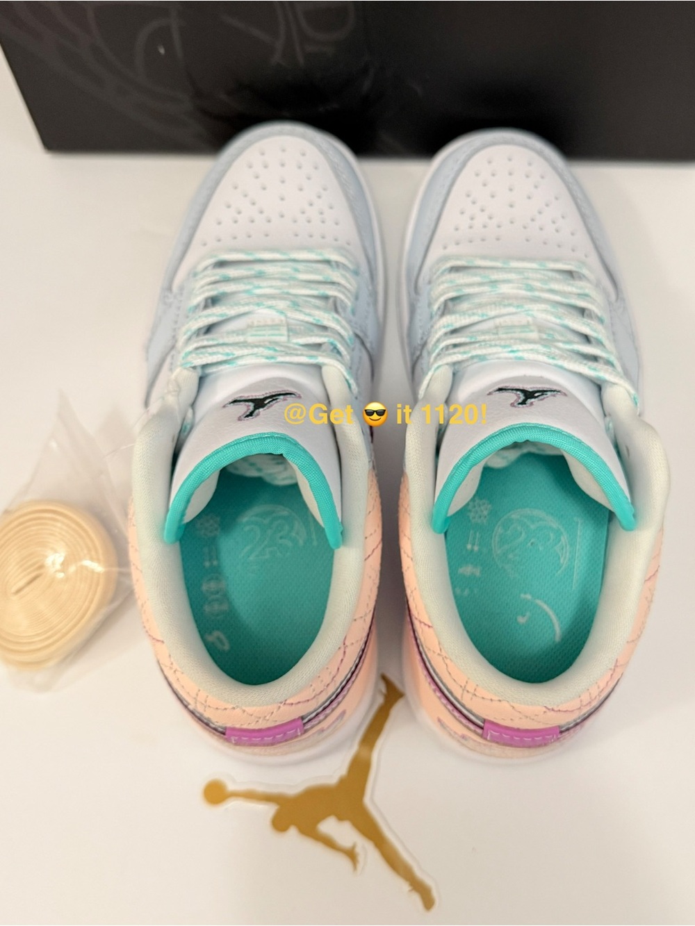 Air Jordan 1 Low (Multi-Color Sashiko) Women’s Shoes FV3623-151 Size 7.5 - Picture 9 of 15